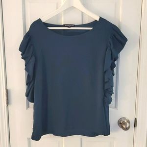 Dark blue blouse